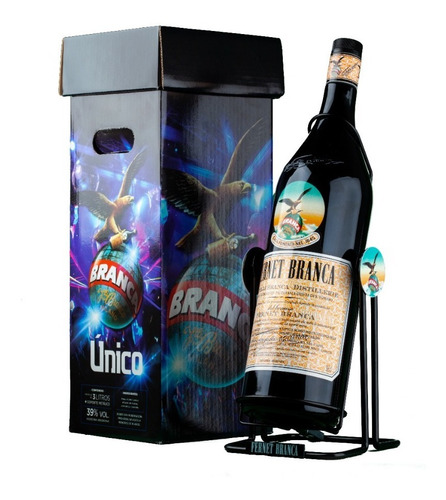 FERNET BRANCA 3L SOPORTE METALICO