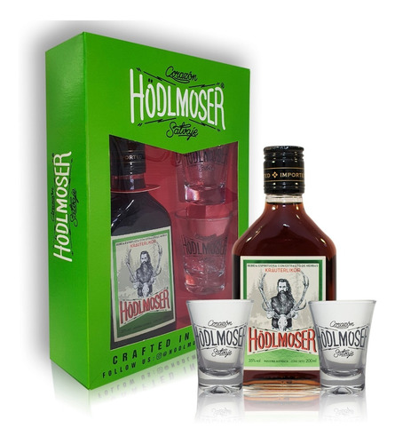 LICOR HODLMOSER 200CC+2SHOT GIFTPACK