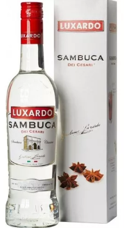 LICOR LUXARDO SAMBUCA DEI CESARI 750CC C/ESTUCHE
