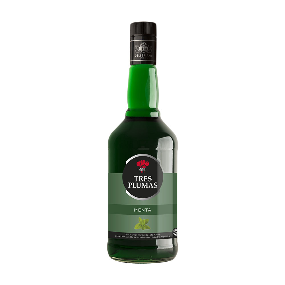 LICOR TRES PLUMAS MENTA 700CC