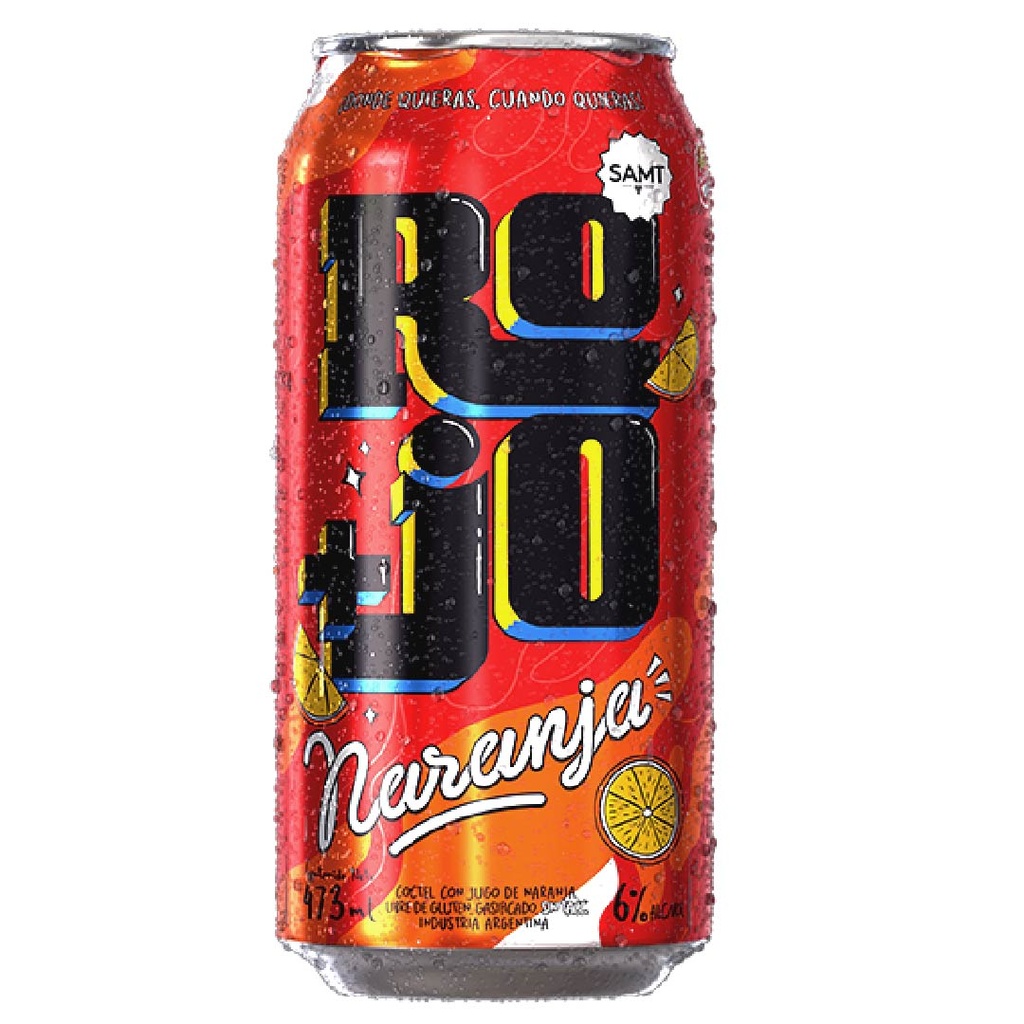 SAMT ROJO + NARANJA LATA 473CC