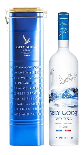 VODKA GREY GOOSE 1L + ESTUCHE LATA