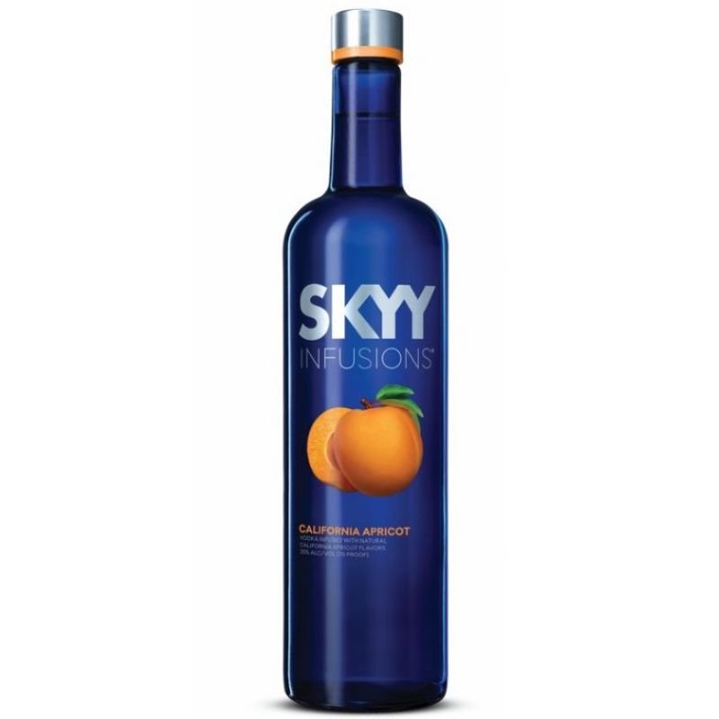 VODKA SKYY CALIFORNIA APRICOT 750CC
