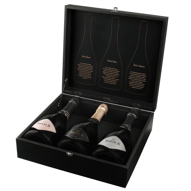 ESPUMANTE BARON B TRIPACK 750CC EXTRA BRUT-BRUT NATURE-ROSE