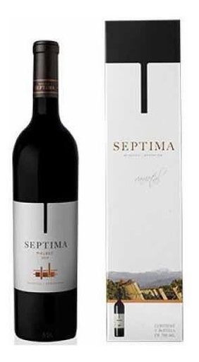 VINO SEPTIMA MALBEC + ESTUCHE 750CC