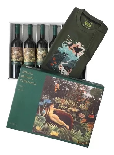 VINO ANIMAL MALBEC ESTUCHE X6 + REMERA