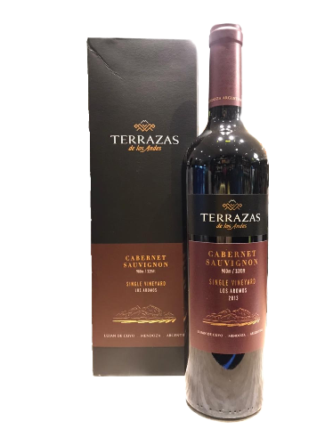 VINO TERRAZAS SINGLE VINEYARD ESTUCHE CABERNET SAUVIGNON 750CC