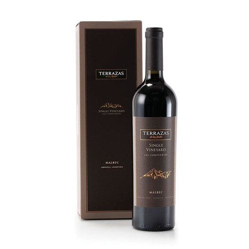 VINO TERRAZAS SINGLE VINEYARD ESTUCHE MALBEC 750CC