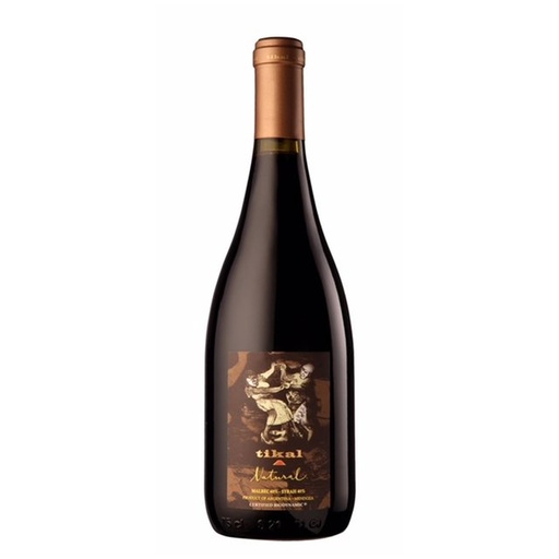VINO TIKAL NATURAL MALBEC-SYRAH 750CC