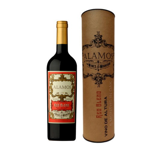 VINO ALAMOS RED BLEND CON ESTUCHE 750CC