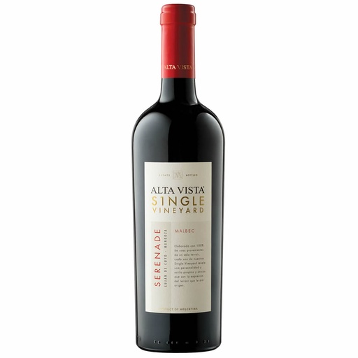 VINO ALTA VISTA SINGLE VINEYARD SERENADE MALBEC 750CC