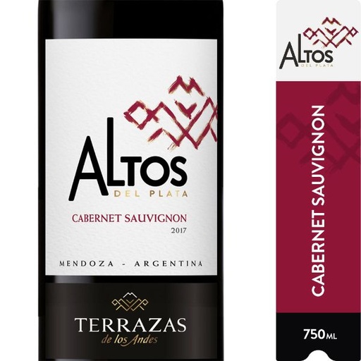 VINO ALTOS DEL PLATA CABERNET SAUVIGNON ESTUCHE 750CC