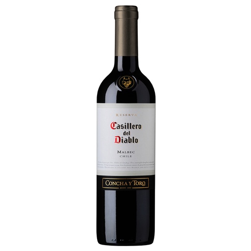 VINO CASILLERO DEL DIABLO RESERVA MALBEC 750CC