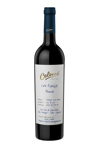 VINO COLOME LOTE ESPECIAL BONARDA 750CC
