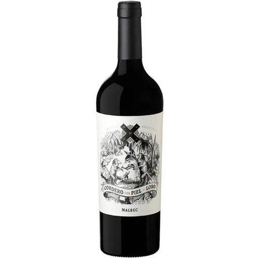 VINO CORDERO CON PIEL DE LOBO MALBEC 750CC