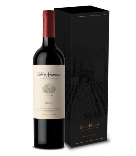 VINO DON NICANOR MALBEC CON ESTUCHE 750CC