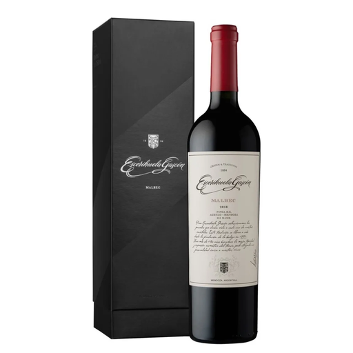 VINO ESCORIHUELA GASCON BLACK PACK MALBEC 750CC ESTUCHE