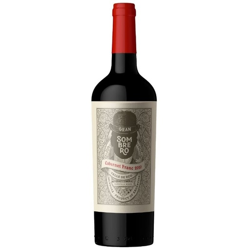 VINO GRAN SOMBRERO CABERNET FRANC 750CC