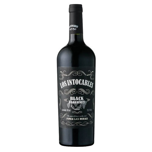 VINO LOS INTOCABLES BLACK CABERNET SAUVIGNON 750CC