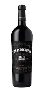 VINO LOS INTOCABLES BLACK MALBEC 750CC
