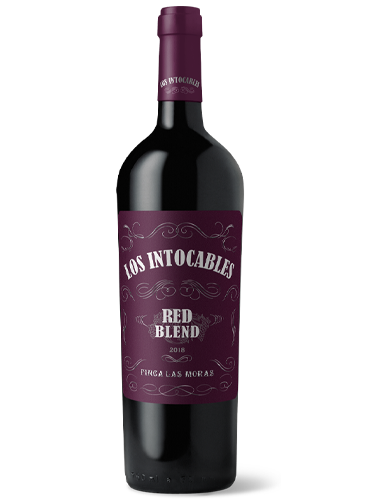 VINO LOS INTOCABLES BLACK RED BLEND 750CC