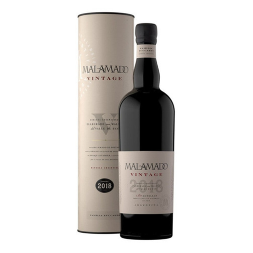 VINO MALAMADO VINTAGE CON ESTUCHE 750CC
