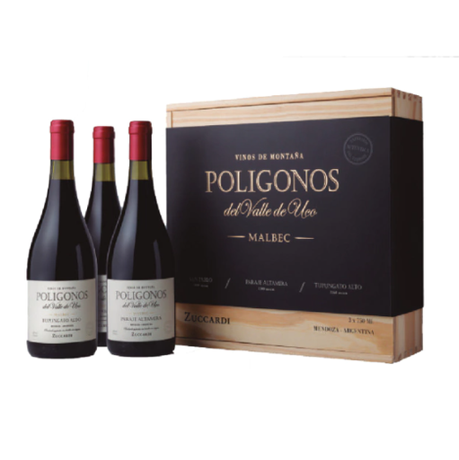 VINO POLIGONOS ESTUCHE X3