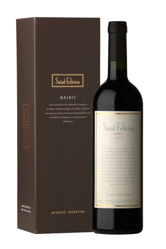 VINO SAINT FELICIEN MALBEC CON ESTUCHE 750CC