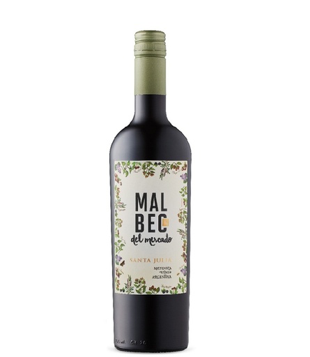VINO SANTA JULIA MALBEC DEL MERCADO 750CC