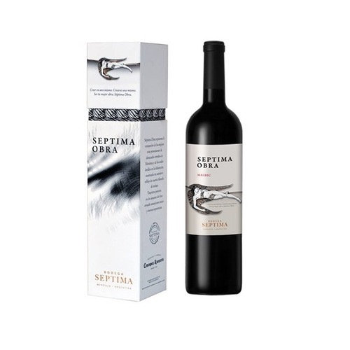 VINO SEPTIMA OBRA MALBEC + ESTUCHE 750CC