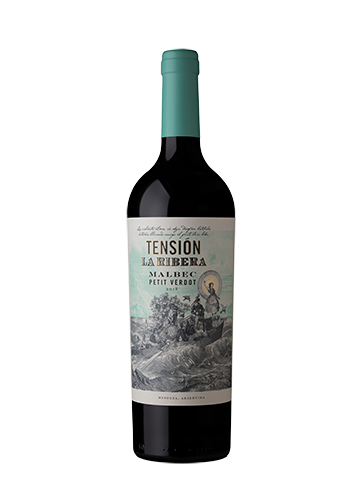 VINO TENSION LA RIBERA MALBEC-PETIT VERDOT 750CC