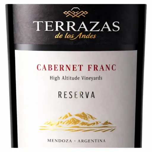 VINO TERRAZAS DE LOS ANDES RESERVA CABERNET FRANC 750CC