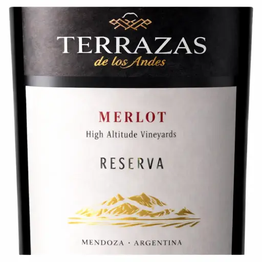 VINO TERRAZAS DE LOS ANDES RESERVA MERLOT 750CC