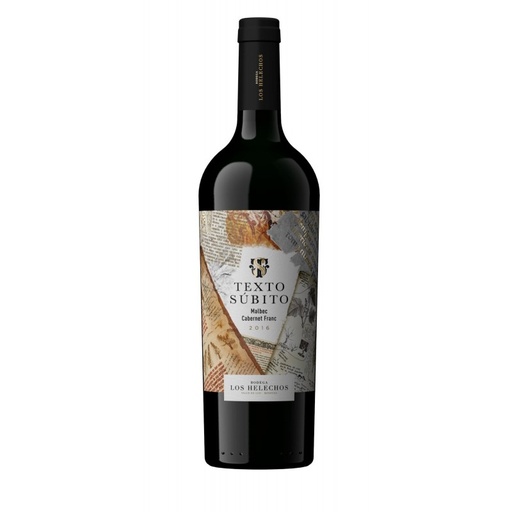 VINO TEXTO SUBITO MALBEC-CABERNET FRANC 750CC