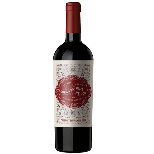 VINO ZORRO SALVAJE VALLE DE UCO CABERNET SAUVIGNON 750CC