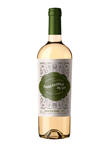 VINO ZORRO SALVAJE VALLE DE UCO SAUVIGNON BLANC 750CC