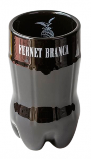 VASO CERAMICO FERNET BRANCA 500CC