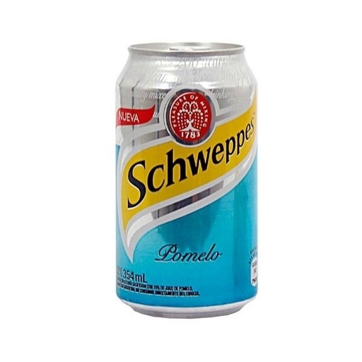 GASEOSA SCHWEPPES SIN AZUCAR POMELO 354CC