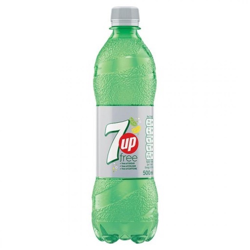 GASEOSA 7UP FREE LIMA LIMON 500CC