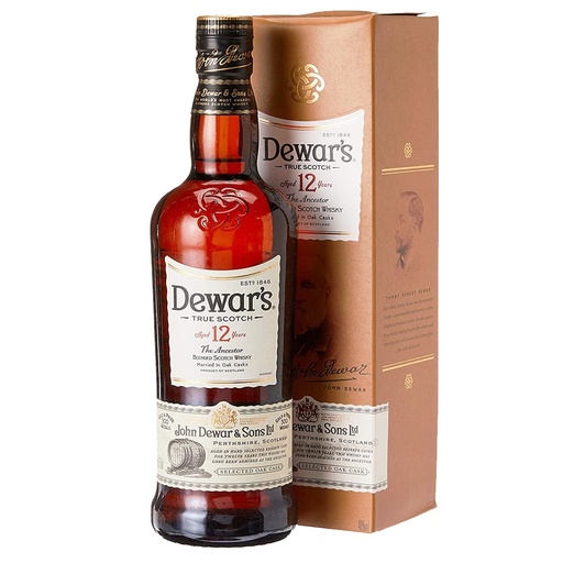 WHISKY DEWARS 12 AÑOS 700CC