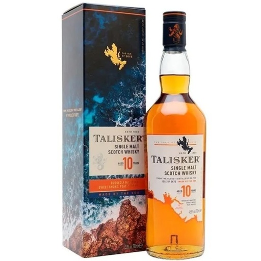 WHISKY TALISKER 10 AÑOS 750CC