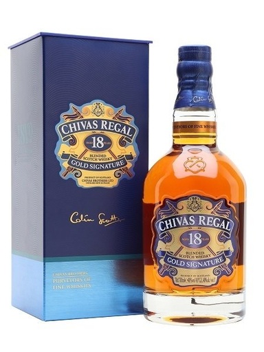 WHISKY CHIVAS REGAL 18 AÑOS 750CC