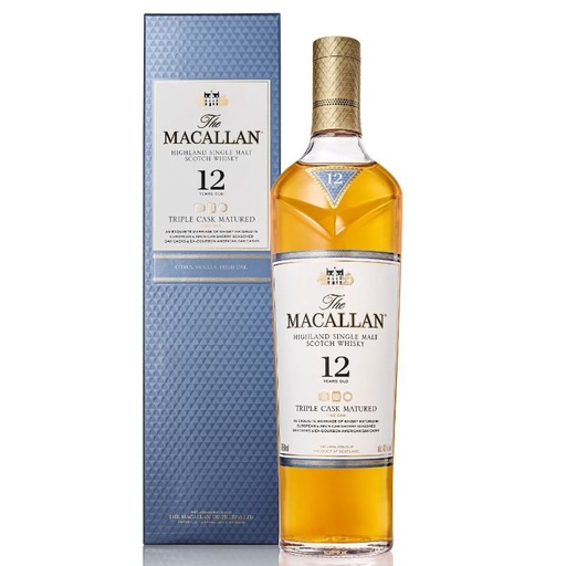 WHISKY THE MACALLAN TRIPLE CASK 12 AÑOS 700CC