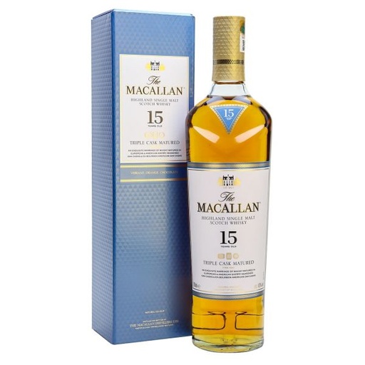 WHISKY THE MACALLAN DOUBLE CASK 15 AÑOS 700CC