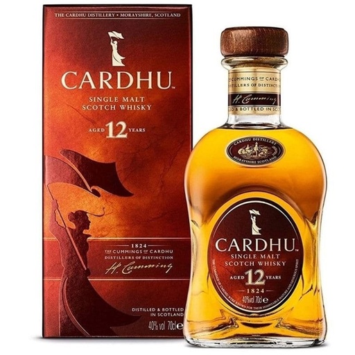 WHISKY CARDHU 12 AÑOS 700CC