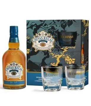 WHISKY CHIVAS REGAL MIZUNARA 700CC+ 2 VASOS