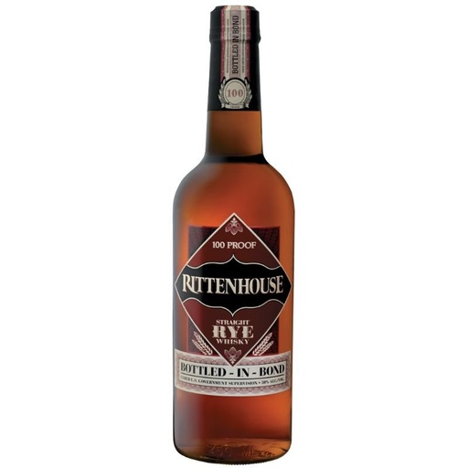 WHISKY RITTENHOUSE RYE IN BOND 750CC