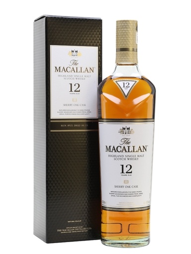 WHISKY THE MACALLAN SHERRY OAK 12 AÑOS 700CC