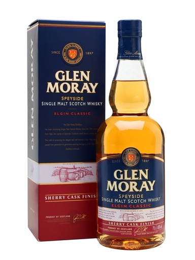 WHISKY GLEN MORAY CLASSIC SHERRY CASK FINISH 700CC