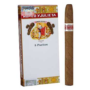 HABANOS ROMEO Y JULIETA  PURITOS X5 UNIDADES